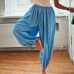 Flowy Blue Harem Pants